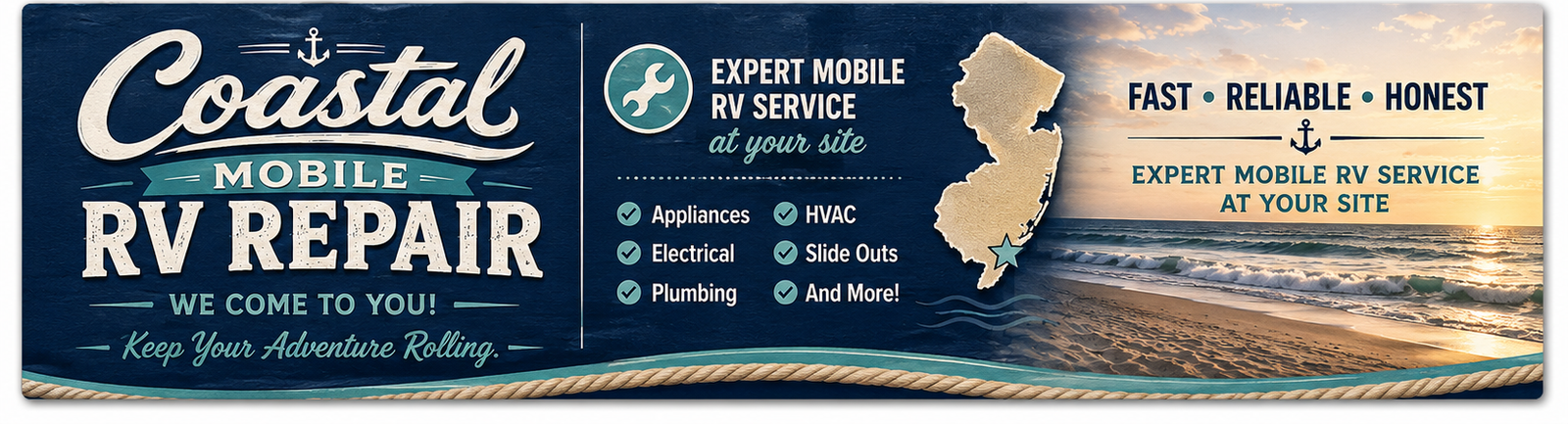 Coastal Mobile RV Repair services banner