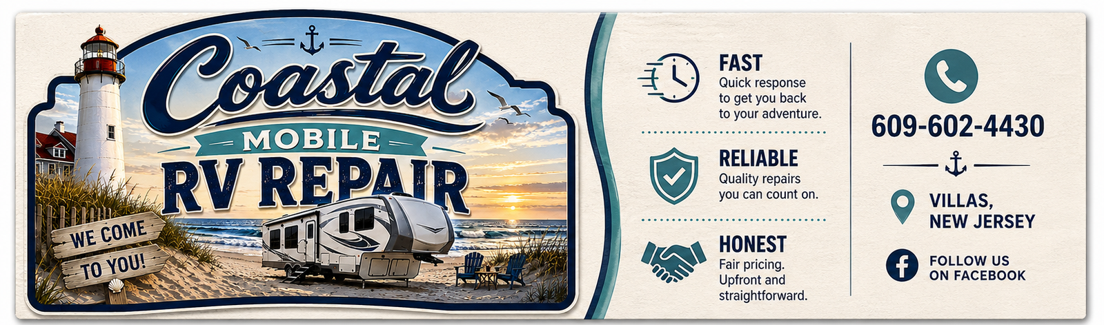 Coastal Mobile RV Repair banner